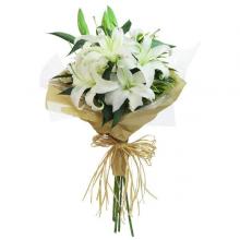 White lilies bouquet White lilies bouquet